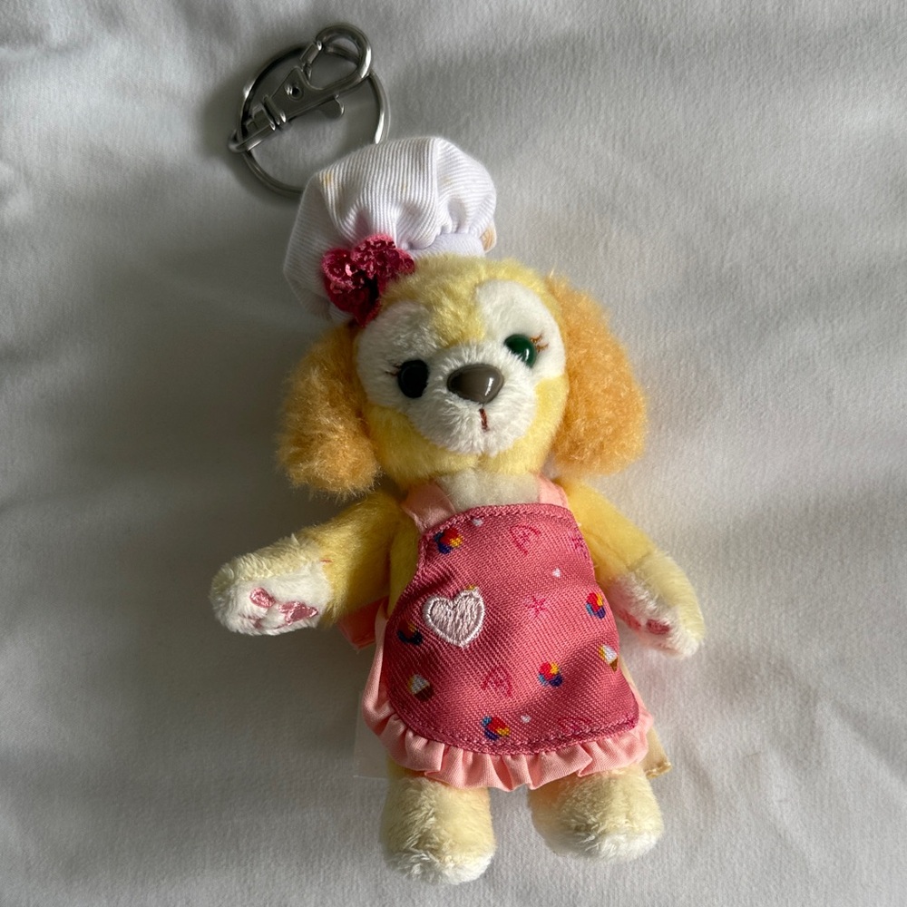 Disney Aulani Cookie Ann Plush Keychain